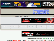 Tablet Screenshot of freaksforum.com